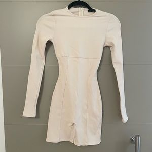 Naked wardrobe “short and snatched” romper. Size S.